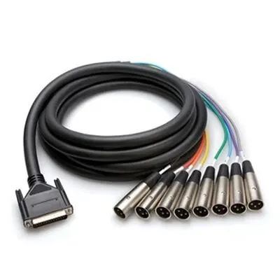 8'li DB25-XLRM Snake Kablo 4 m (DTM-804) - 1