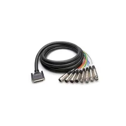 8'li TRS-XLR AES-EBU Snake Kablo (5 mt) AES-805Y - Hosa