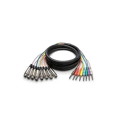 8'li TRS-XLRF Snake Kablo (5 mt) STX-805F - 1
