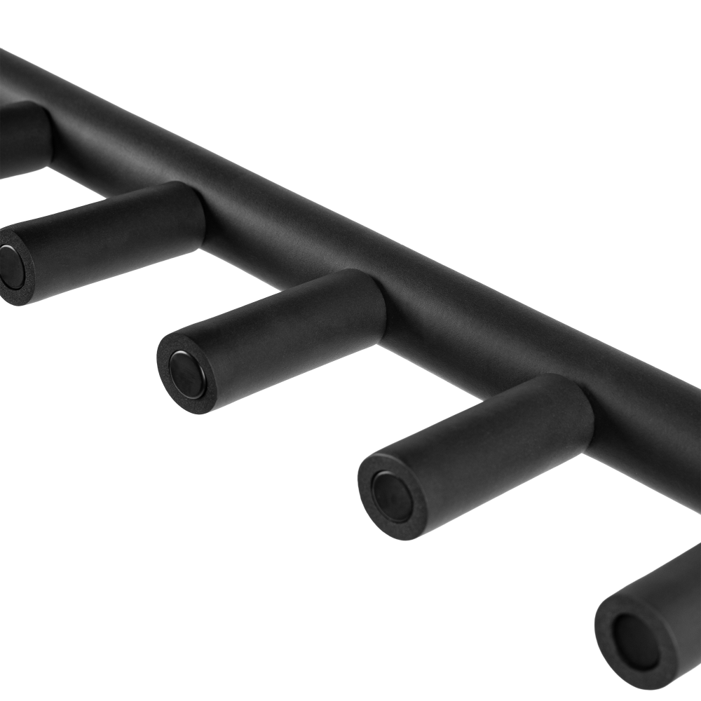 Gitar rack'inin köpük kaplı boyun ayırıcı boruları