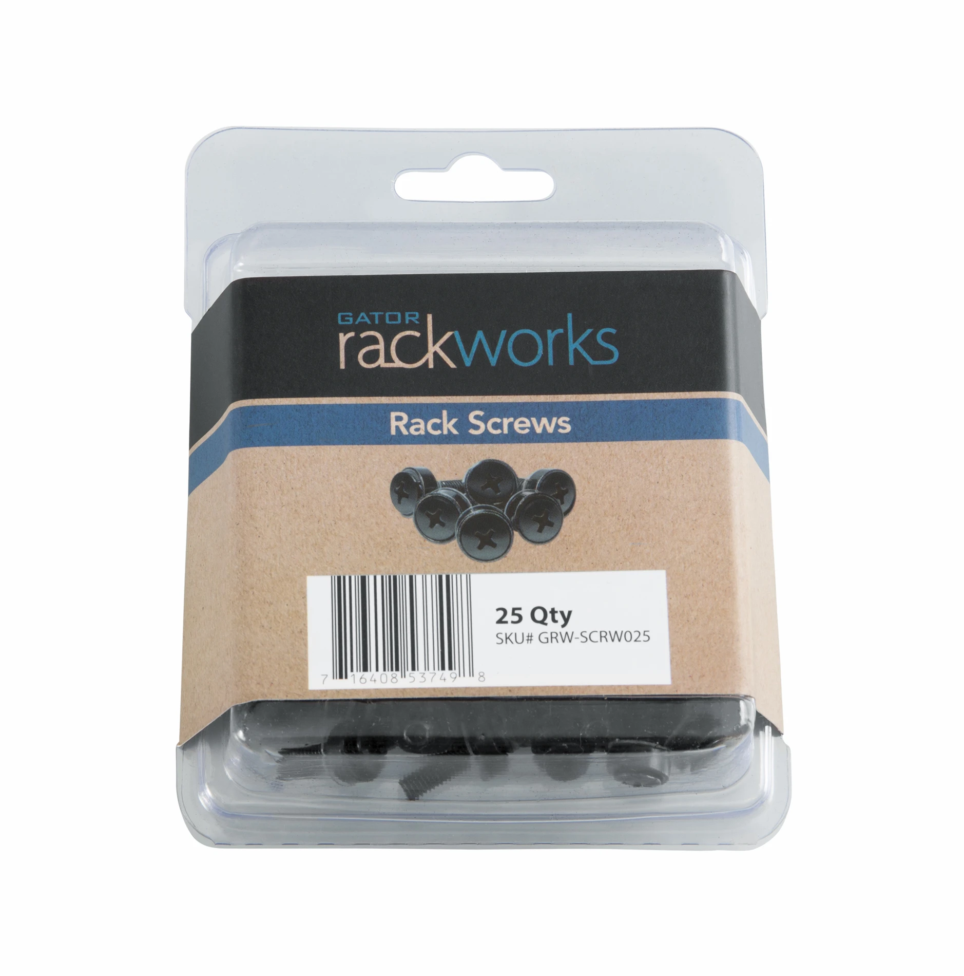 Gator Rackworks 25'li rack vidası paketi