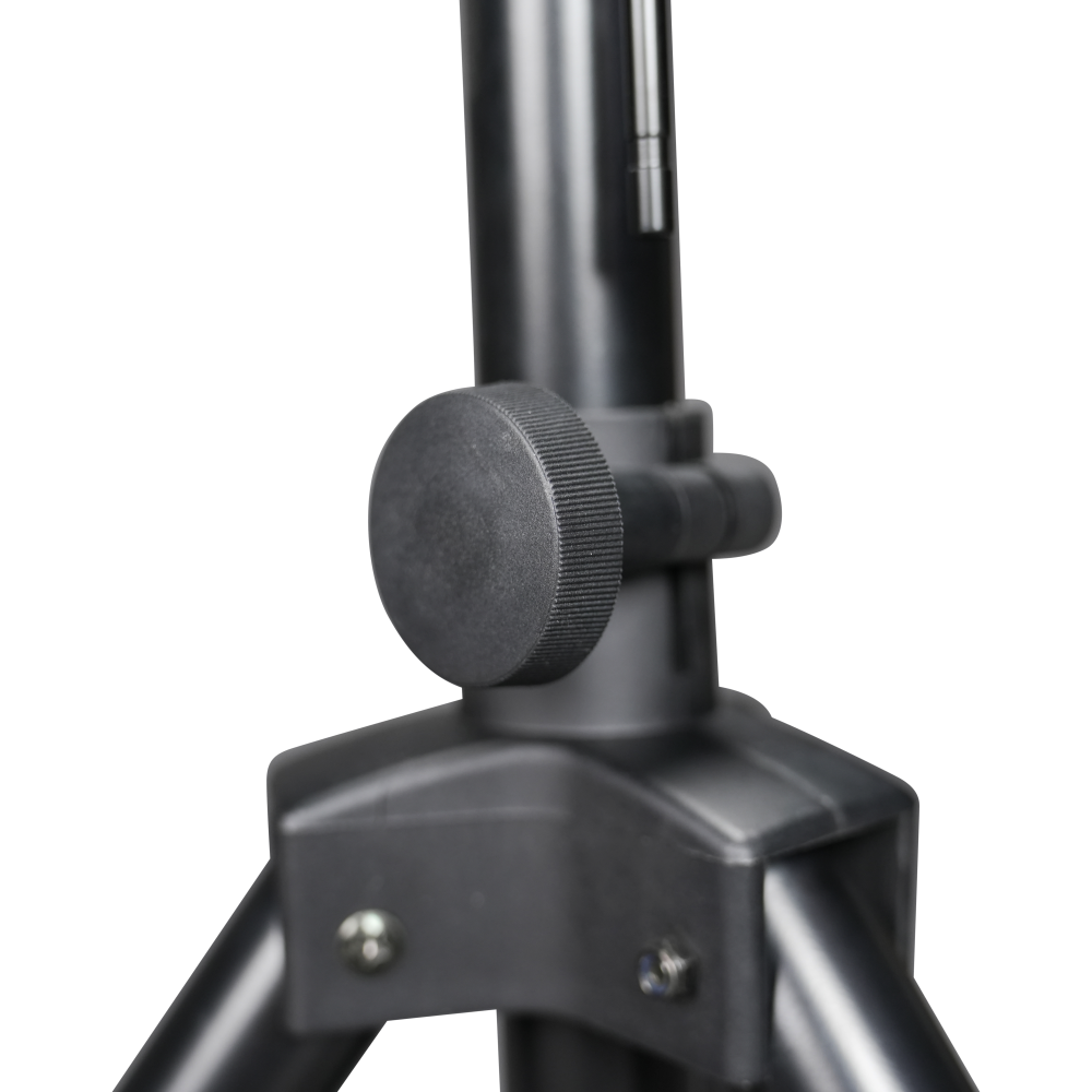 Stand borusundaki ayar düğmesi ve tripod bağlantısı