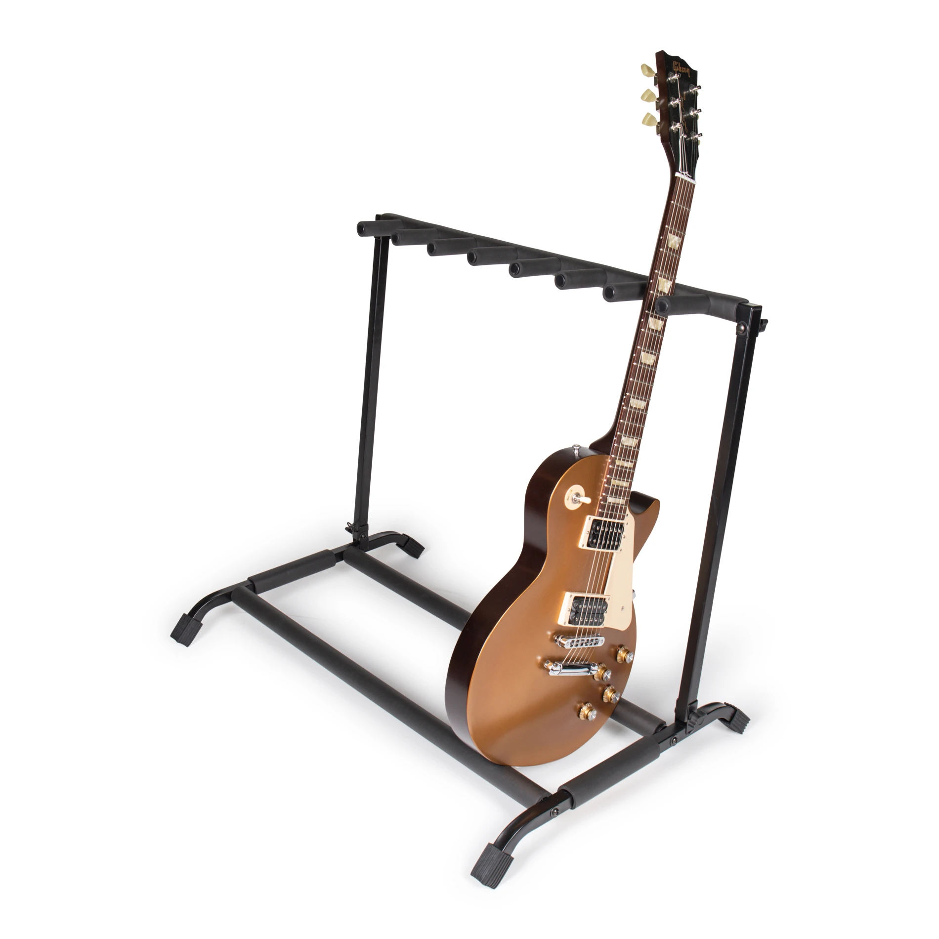 Köpük kaplı beşikte duran elektro gitar