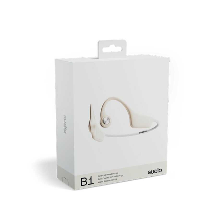 B1 Kemik İletimli Bluetooth Kulaklık Beyaz