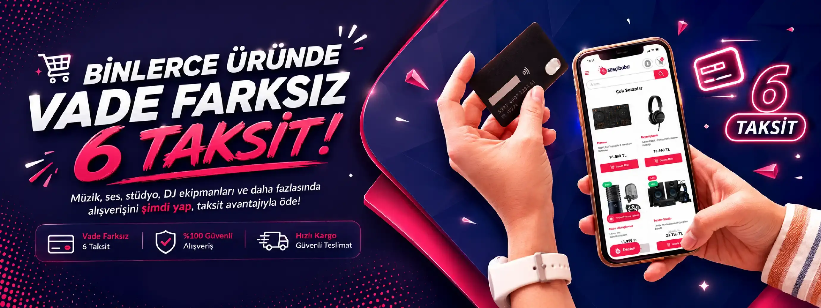 6 TAKSİT Banner
