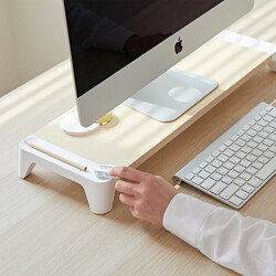 Eyes 5 - Apple, iMac, PC için Ahşap Monitör Standı