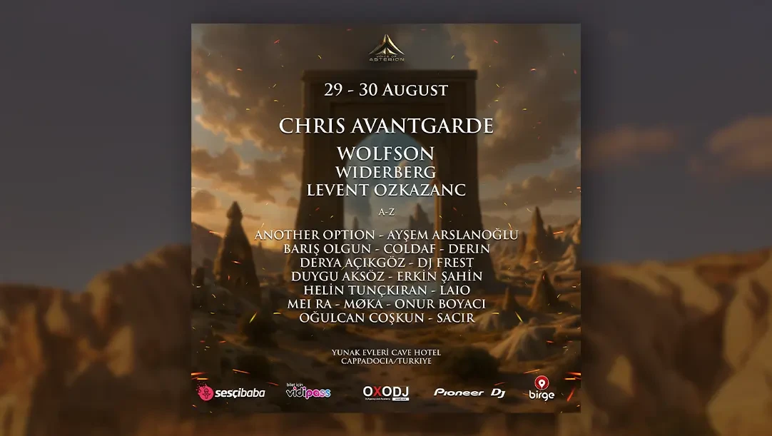 Kapadokya’da Elektronik Müziğin Kalbine Yolculuk: 29–30 Ağustos Voice of Asterion Festival’i