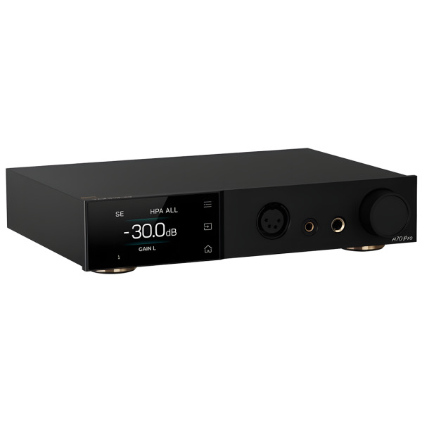 A70 PRO Headphone Amplifier / Preamp Balanced Volume R2R | Black - 2