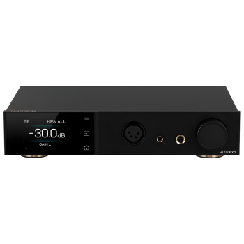 A70 PRO Headphone Amplifier / Preamp Balanced Volume R2R | Black - Topping Audio