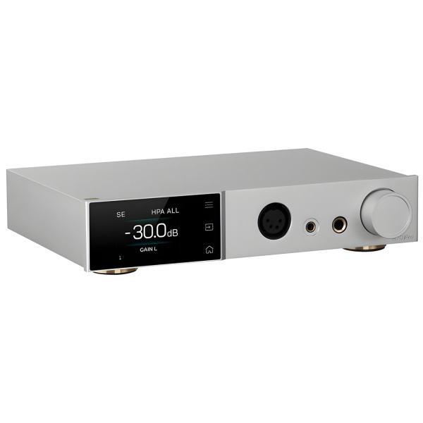 A70 PRO Headphone Amplifier / Preamp Balanced Volume R2R | Silver - 2