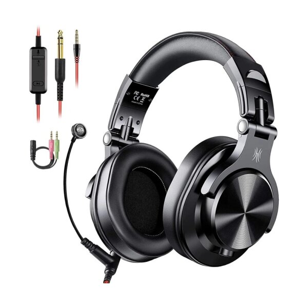 A71M Kulak Üstü Mikrofonlu Gaming Kulaklık (Siyah) - OneOdio