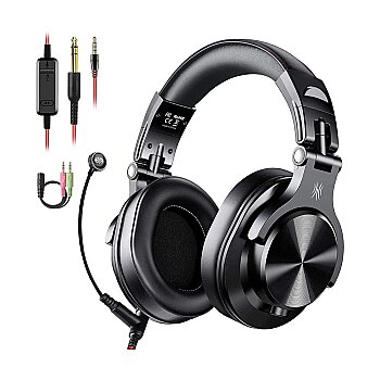 A71M Kulak Üstü Mikrofonlu Gaming Kulaklık (Siyah) - OneOdio