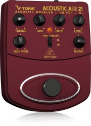 ADI21 V-Tone Profesyonel Akustik Gitar İçin Pedallı Preamfi DI-BOX - 3