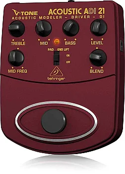 ADI21 V-Tone Profesyonel Akustik Gitar İçin Pedallı Preamfi DI-BOX - 2