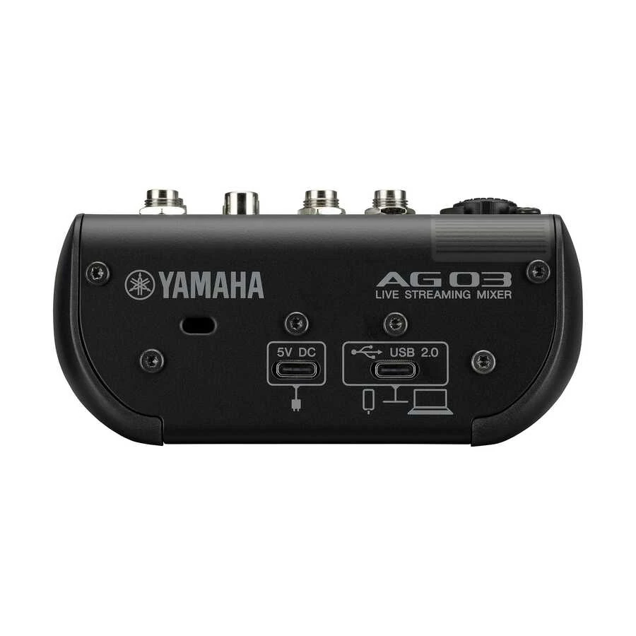Yamaha AG 03 MK2 3 Kanallı Usb Mikser (Siyah) AG Series Sesçi Baba