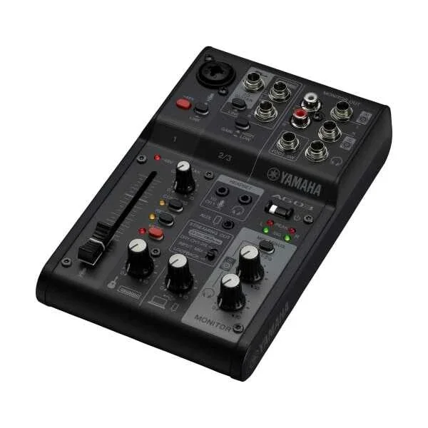 Yamaha AG 03 MK2 B LSPK / Canlı Yayın Seti (Siyah) AG Series Sesçi