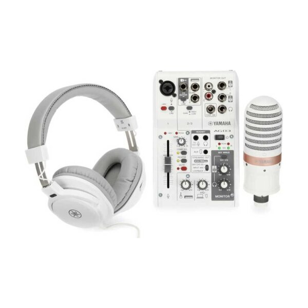 AG 03 MK2 WH LSPK Canlı Yayın Seti (Beyaz) - 1
