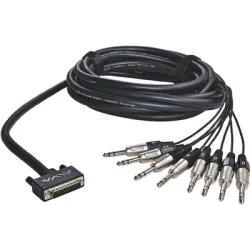 AI25-8T3 DUB 25 male <> 8 x TRS Stereo Plug, 3M - 