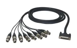 AI25-8X3 D-SUB 25 male <> 8 x XLR female, 3M - 