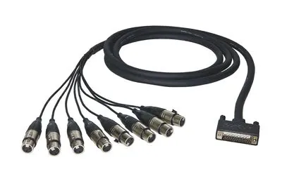 AI25-8X3 D-SUB 25 male <> 8 x XLR female, 3M - 1