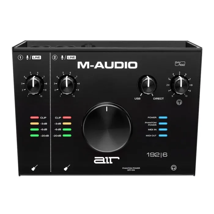 AIR 192|6 | 2-giriş / 2-çıkış / 24-bit-192 kHz / +48 V Mikrofon / MIDI / Enstrüman Girişli Yeni Nesil Ses Kartı - 1
