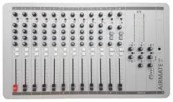 Airmate-USB 12 ch. triple input radio On-Air / Production console with 2x USB and 2x Bluetooth - D&R Electronica