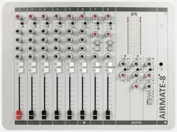 Airmate-USB 8 ch. triple input radio On-Air / Production console with 2x USB and 2x Bluetooth - D&R Electronica