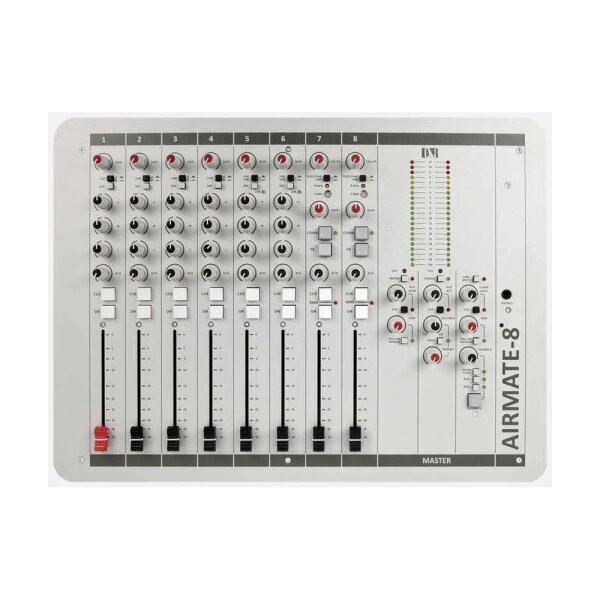 Airmate-USB 8 ch. triple input radio On-Air / Production console with 2x USB and 2x VoIP - D&R Electronica