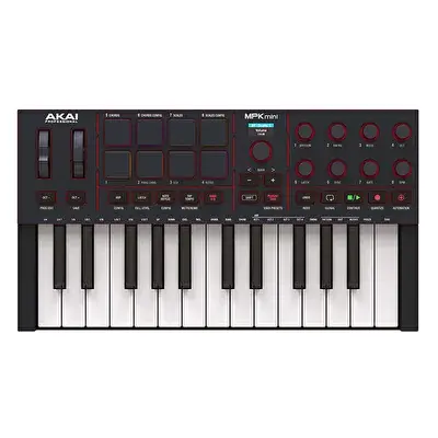 AKAI MPK MINI MK4 Siyah 25 Tuş MIDI Klavye - 1