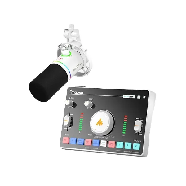 AMC2 NEO and PD200X Canlı Yayın Mikser Seti ( Beyaz ) - 1