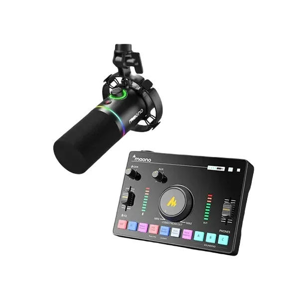 AMC2 NEO ve PD200X Canlı Yayın Mikser Seti ( Siyah ) - 1