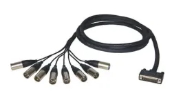 AO25-8X3 D-SUB 25 male <> 8 x XLR male, 3M - 