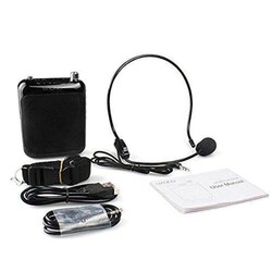 AU-C01 Taşınabilir Headset Mikrofon-Hoparlör Seti - Thumbnail