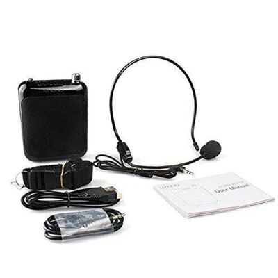 AU-C01 Taşınabilir Headset Mikrofon-Hoparlör Seti