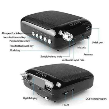 AU-C01 Taşınabilir Headset Mikrofon-Hoparlör Seti - 3