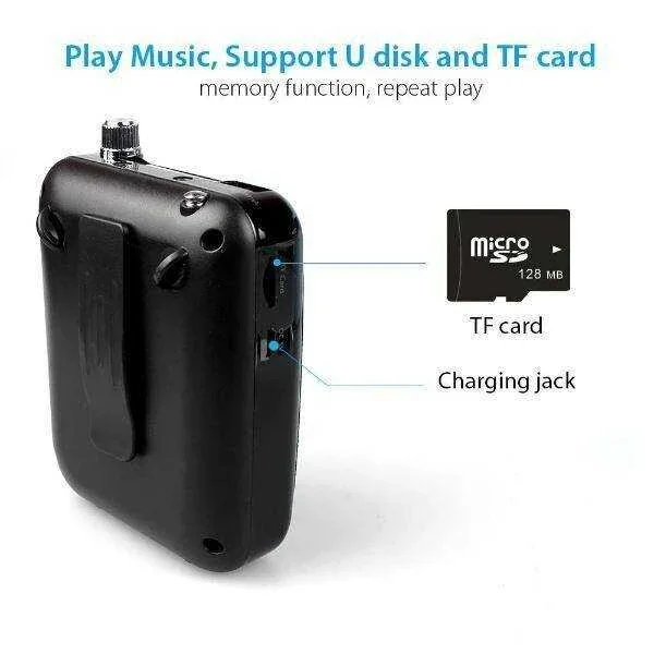 AU-C01 Taşınabilir Headset Mikrofon-Hoparlör Seti - 4
