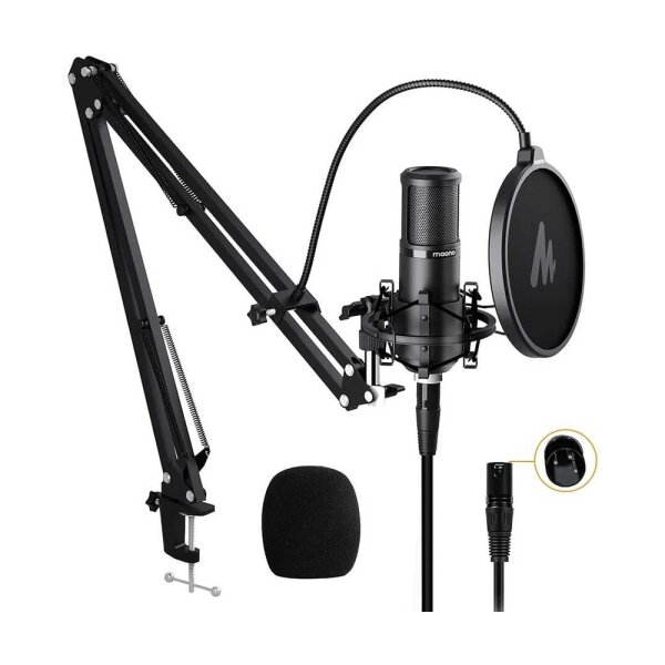 AU-PM320S Condenser Mikrofon Kayıt Seti - 1
