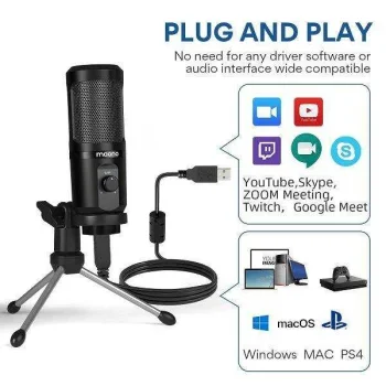 AU-PM461TR USB Kondenser Oyuncu Mikrofonu - 2