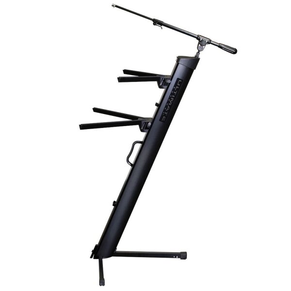 AX-48 Pro Plus Apex Column Keyboard Stand w/ Mic Boom - 3