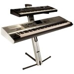 AX-48 Pro S Apex Column Keyboard Stand - Silver - 6