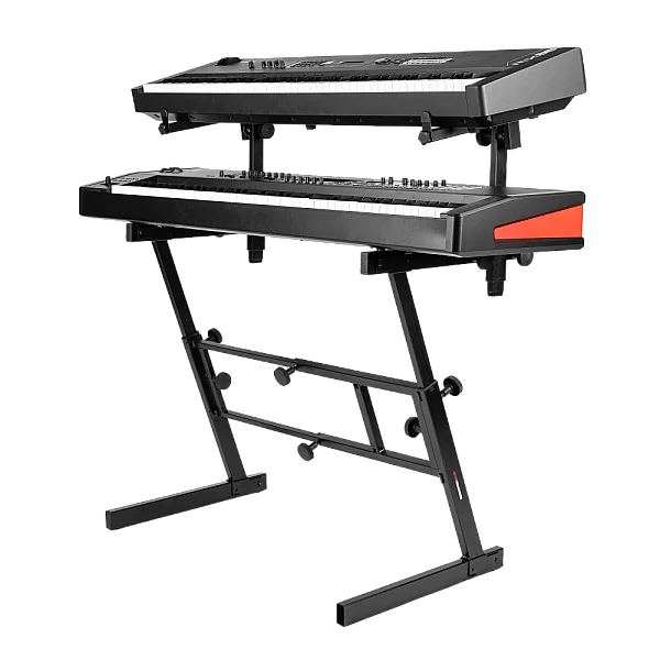 Z Tipi 2 Katlı Klavye Standı | Ayarlanabilir | GFW-KEY-Z2000 - 1