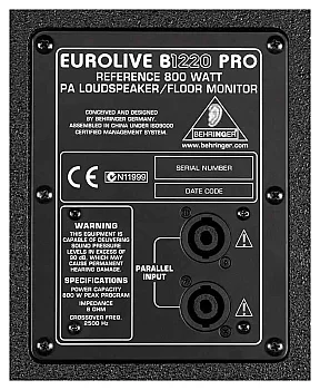 B1220 PRO 1200 Watt Pasif Hoparlör - 3