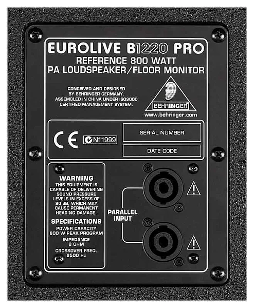 B1220 PRO 1200 Watt Pasif Hoparlör - 3
