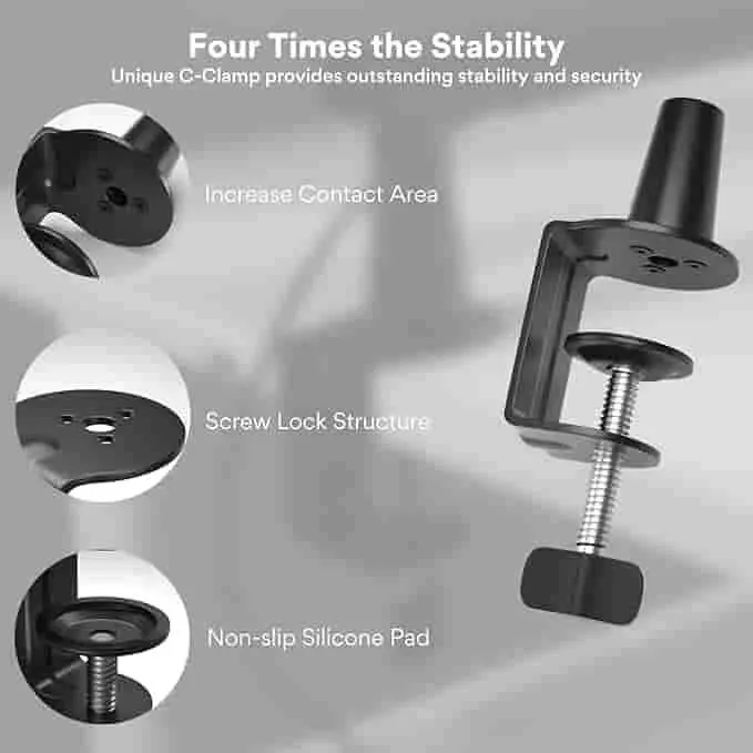 BA92 Mikrofon Süspansiyonlu Arm Stand - 3