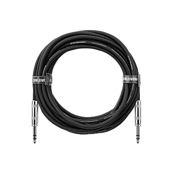 6,35 mm TRS Erkek - TRS Erkek Dengeli Patch Kablo | Backline Serisi 3,05 m (10 ft) | GCWB-BPC-10 - 2