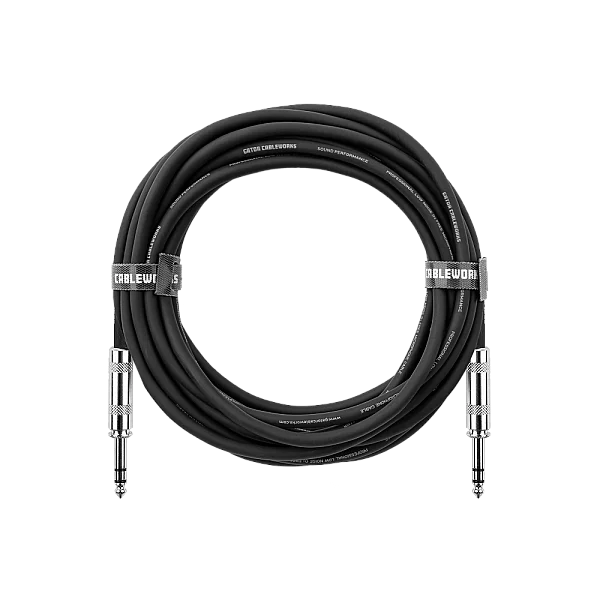6,35 mm TRS Erkek - TRS Erkek Dengeli Patch Kablo | Backline Serisi 3,05 m (10 ft) | GCWB-BPC-10 - 2