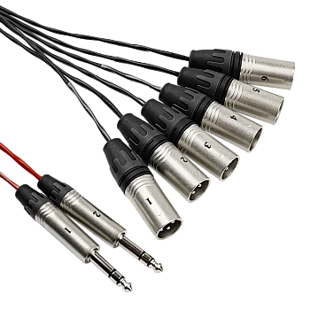 Drop Snake Multicore Kablo | 6 Kanal + 2 Dönüş, 9,14 m (30 ft) | GCWB-DS6X2-30 - 4
