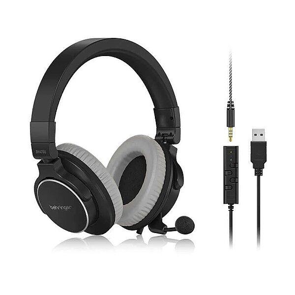 BH470U USB Bağlantılı Mikrofonlu Stereo Kulaklık - 1