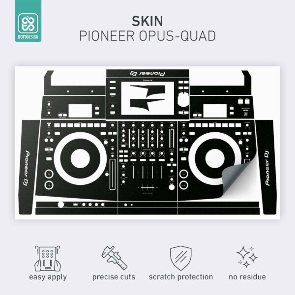 Skin Pioneer OPUS-QUAD - Koruyucu Kaplama - Siyah - 2