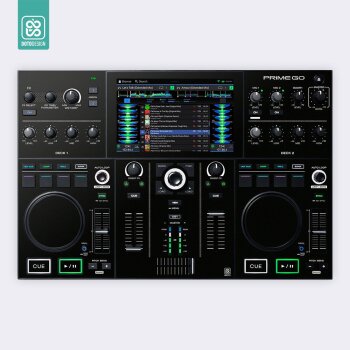 Skin Denon Prime GO Controller - Koruyucu Kaplama - Siyah - Doto Design